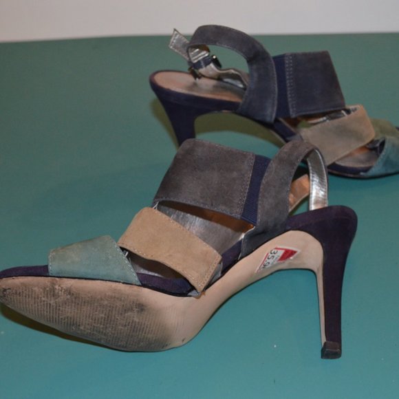 Anne AK Klein iFlex Sandals Heels 4" aprox. Fastener Stretch Leather Upper 10M - Picture 10 of 10